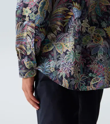 Etro Paisley cotton poplin shirt | Thumbnail 2 Etro Paisley cotton poplin shirt | Thumbnail 2