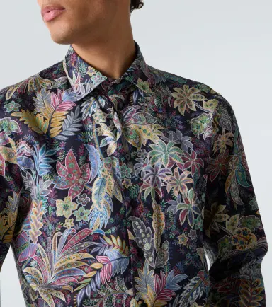 Etro Paisley cotton poplin shirt | Thumbnail 3 Etro Paisley cotton poplin shirt | Thumbnail 3