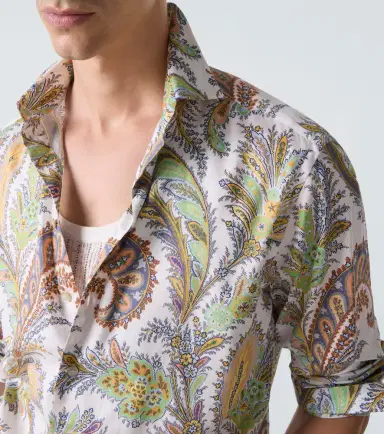 Etro Paisley cotton poplin shirt | Thumbnail 4 Etro Paisley cotton poplin shirt | Thumbnail 4