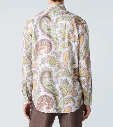 Etro Paisley cotton poplin shirt | Thumbnail 5 Etro Paisley cotton poplin shirt | Thumbnail 5