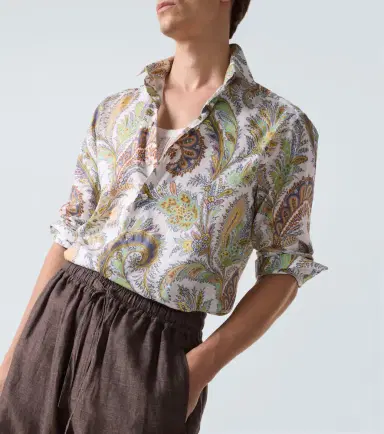 Etro Paisley cotton poplin shirt | Thumbnail 6 Etro Paisley cotton poplin shirt | Thumbnail 6