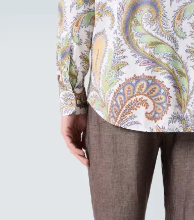 Etro Paisley cotton poplin shirt | Thumbnail 7 Etro Paisley cotton poplin shirt | Thumbnail 7