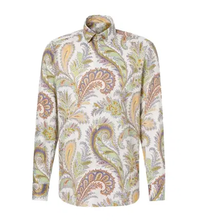 Etro Paisley cotton poplin shirt | Thumbnail 1 Etro Paisley cotton poplin shirt | Thumbnail 1