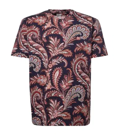 Etro Paisley cotton jersey T-shirt | Thumbnail 1 Etro Paisley cotton jersey T-shirt | Thumbnail 1