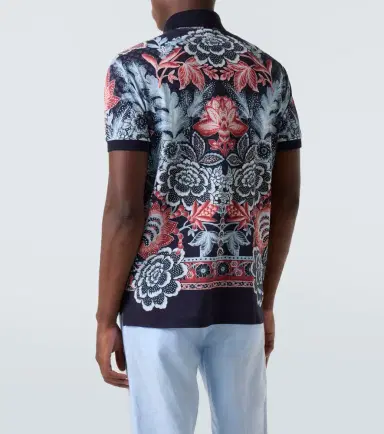 Etro Paisley cotton piqué polo shirt | Thumbnail 5 Etro Paisley cotton piqué polo shirt | Thumbnail 5