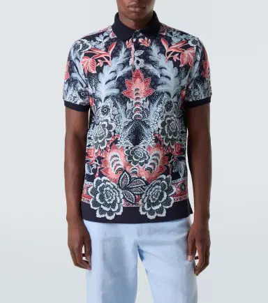 Etro Paisley cotton piqué polo shirt | Thumbnail 6 Etro Paisley cotton piqué polo shirt | Thumbnail 6