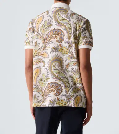 Etro Paisley cotton piqué polo shirt | Thumbnail 5 Etro Paisley cotton piqué polo shirt | Thumbnail 5