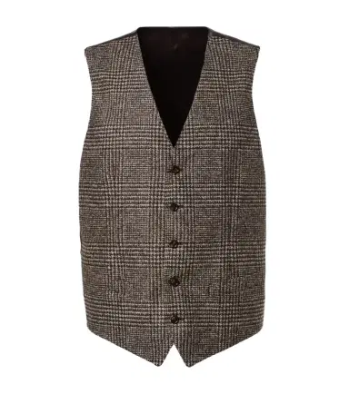 Dolce & Gabbana Checked single-breasted vest | Thumbnail 1 Dolce & Gabbana Checked single-breasted vest | Thumbnail 1