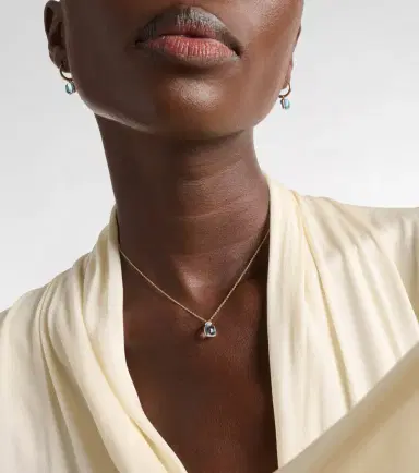 Pomellato Nudo Mini 18kt rose gold necklace with topaz and diamonds | Thumbnail 5 Pomellato Nudo Mini 18kt rose gold necklace with topaz and diamonds | Thumbnail 5