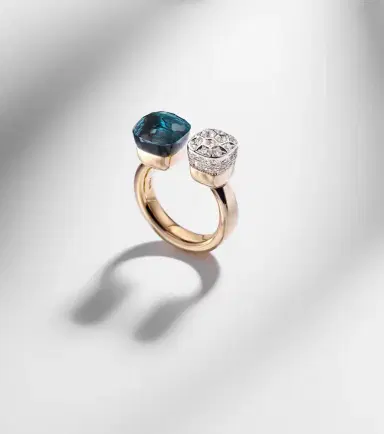 Pomellato Nudo 18kt gold ring with topaz and diamonds | Thumbnail 5 Pomellato Nudo 18kt gold ring with topaz and diamonds | Thumbnail 5