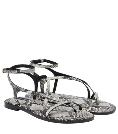 A Emery A. Emery Edna snake-effect leather sandals | Thumbnail 1 A Emery A. Emery Edna snake-effect leather sandals | Thumbnail 1
