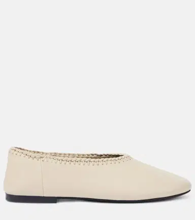 A Emery A. Emery Park embroidered leather ballet flats | Thumbnail 3 A Emery A. Emery Park embroidered leather ballet flats | Thumbnail 3