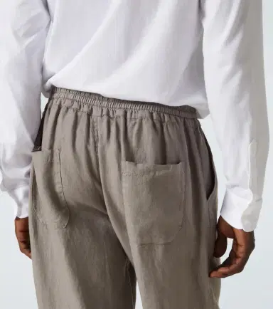 Fedeli Bonifacio linen tapered pants | Thumbnail 4 Fedeli Bonifacio linen tapered pants | Thumbnail 4