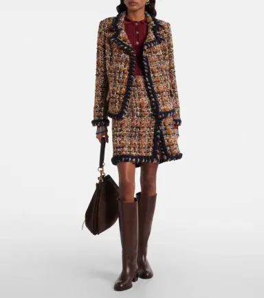 Etro Wool-blend tweed miniskirt | Thumbnail 2 Etro Wool-blend tweed miniskirt | Thumbnail 2