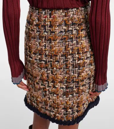 Etro Wool-blend tweed miniskirt | Thumbnail 4 Etro Wool-blend tweed miniskirt | Thumbnail 4