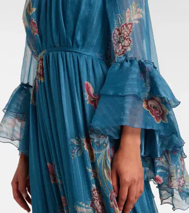 Etro Paisley silk chiffon gown | Thumbnail 2 Etro Paisley silk chiffon gown | Thumbnail 2