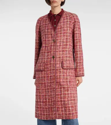 Etro Checked cotton and wool-blend coat | Thumbnail 3 Etro Checked cotton and wool-blend coat | Thumbnail 3
