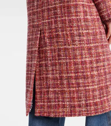 Etro Checked cotton and wool-blend coat | Thumbnail 6 Etro Checked cotton and wool-blend coat | Thumbnail 6
