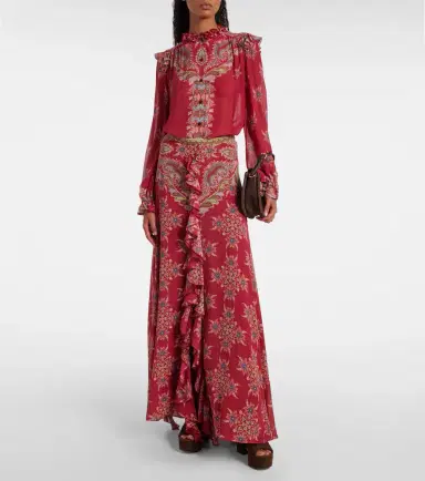 Etro Printed crepon blouse | Thumbnail 2 Etro Printed crepon blouse | Thumbnail 2