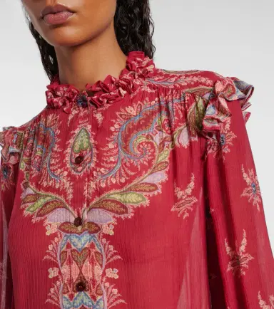 Etro Printed crepon blouse | Thumbnail 4 Etro Printed crepon blouse | Thumbnail 4