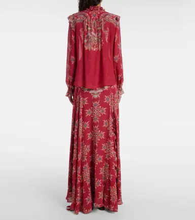 Etro Printed crepon blouse | Thumbnail 6 Etro Printed crepon blouse | Thumbnail 6