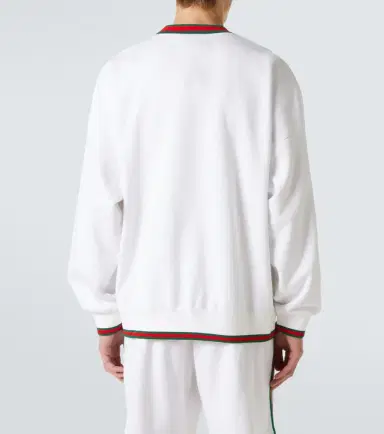 Gucci Logo cotton-blend sweatshirt | Thumbnail 5 Gucci Logo cotton-blend sweatshirt | Thumbnail 5