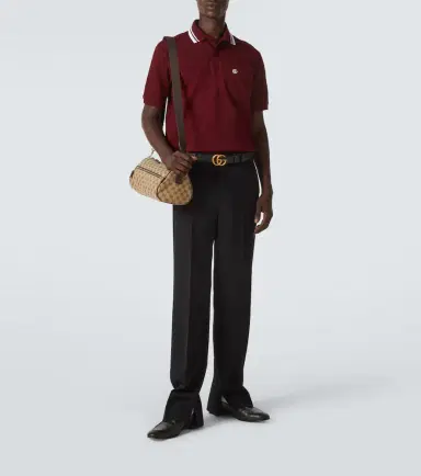 Gucci Double G cotton-blend piqué polo shirt | Thumbnail 3 Gucci Double G cotton-blend piqué polo shirt | Thumbnail 3