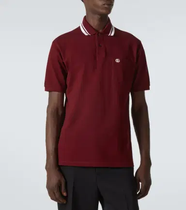 Gucci Double G cotton-blend piqué polo shirt | Thumbnail 4 Gucci Double G cotton-blend piqué polo shirt | Thumbnail 4