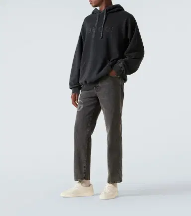Gucci Logo cotton jersey hoodie | Thumbnail 3 Gucci Logo cotton jersey hoodie | Thumbnail 3