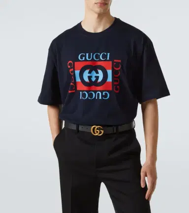 Gucci Logo cotton jersey T-shirt | Thumbnail 4 Gucci Logo cotton jersey T-shirt | Thumbnail 4
