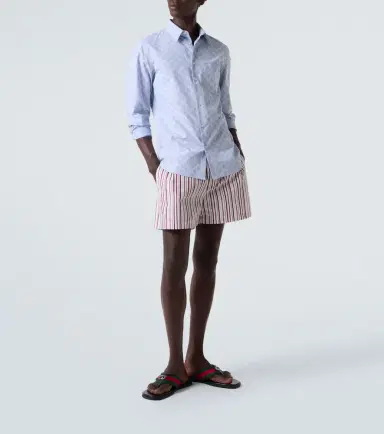 Gucci GG cotton and silk jacquard shirt | Thumbnail 6 Gucci GG cotton and silk jacquard shirt | Thumbnail 6