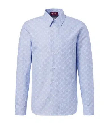 Gucci GG cotton and silk jacquard shirt | Thumbnail 1 Gucci GG cotton and silk jacquard shirt | Thumbnail 1