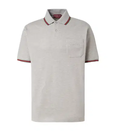 Gucci Web Stripe cotton-blend polo shirt | Thumbnail 1 Gucci Web Stripe cotton-blend polo shirt | Thumbnail 1