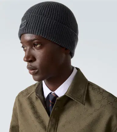 Gucci Double G ribbed-knit cashmere beanie | Thumbnail 3 Gucci Double G ribbed-knit cashmere beanie | Thumbnail 3