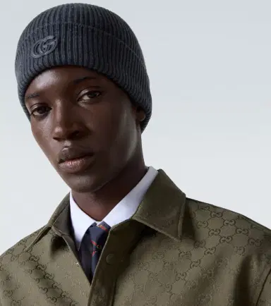 Gucci Double G ribbed-knit cashmere beanie | Thumbnail 4 Gucci Double G ribbed-knit cashmere beanie | Thumbnail 4