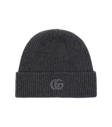 Gucci Double G ribbed-knit cashmere beanie | Thumbnail 1 Gucci Double G ribbed-knit cashmere beanie | Thumbnail 1