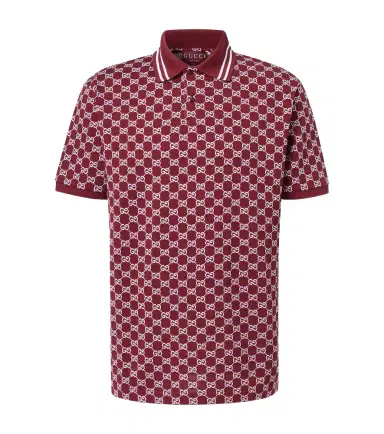 Gucci GG cotton piqué jacquard polo shirt | Thumbnail 1 Gucci GG cotton piqué jacquard polo shirt | Thumbnail 1
