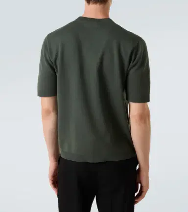 Gucci Logo silk and cotton T-shirt | Thumbnail 6 Gucci Logo silk and cotton T-shirt | Thumbnail 6