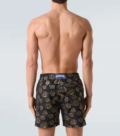 Vilebrequin Jacquard embroidered swim trunks | Thumbnail 4 Vilebrequin Jacquard embroidered swim trunks | Thumbnail 4