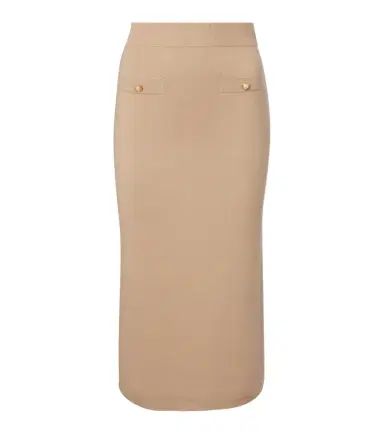 Alessandra Rich Cotton and cashmere pencil skirt | Thumbnail 1 Alessandra Rich Cotton and cashmere pencil skirt | Thumbnail 1