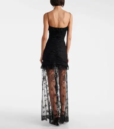 Alessandra Rich Bow-detail cotton-blend lace gown | Thumbnail 5 Alessandra Rich Bow-detail cotton-blend lace gown | Thumbnail 5