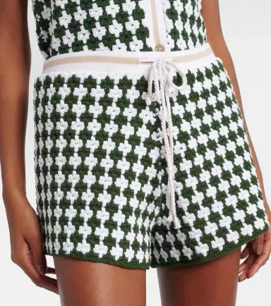 The Upside Portobello Malik crochet cotton shorts | Thumbnail 3 The Upside Portobello Malik crochet cotton shorts | Thumbnail 3
