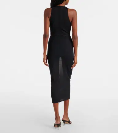Alex Perry Sheer midi dress | Thumbnail 3 Alex Perry Sheer midi dress | Thumbnail 3