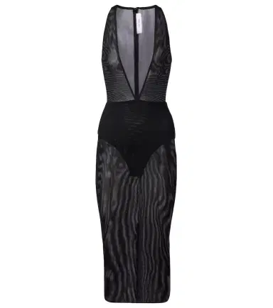 Alex Perry Sheer midi dress | Thumbnail 1 Alex Perry Sheer midi dress | Thumbnail 1