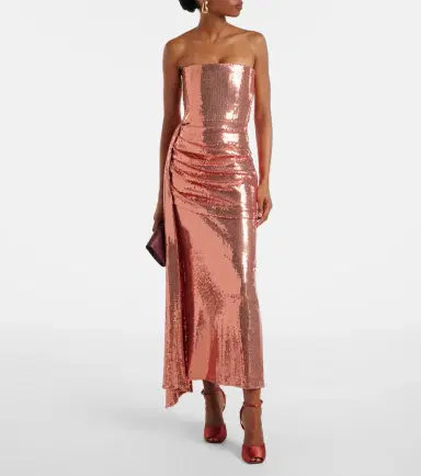 Alex Perry Draped sequined corset dress | Thumbnail 2 Alex Perry Draped sequined corset dress | Thumbnail 2