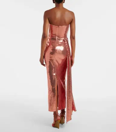 Alex Perry Draped sequined corset dress | Thumbnail 3 Alex Perry Draped sequined corset dress | Thumbnail 3