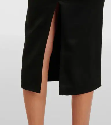 Alex Perry Asymmetric draped midi dress | Thumbnail 5 Alex Perry Asymmetric draped midi dress | Thumbnail 5