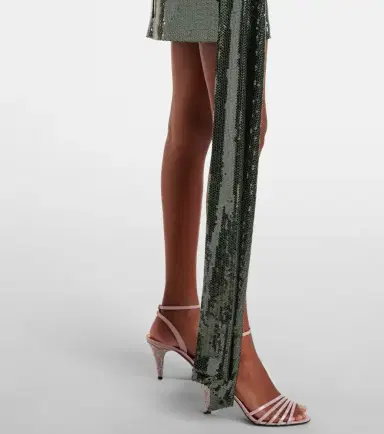 Alex Perry Draped halterneck sequined minidress | Thumbnail 4 Alex Perry Draped halterneck sequined minidress | Thumbnail 4