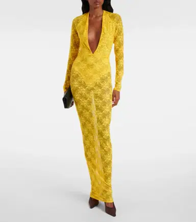 Alex Perry Sheer lace gown | Thumbnail 2 Alex Perry Sheer lace gown | Thumbnail 2