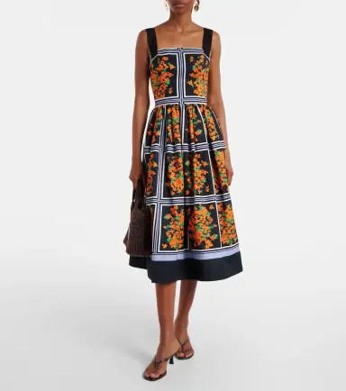 Carolina Herrera Printed midi dress | Thumbnail 3 Carolina Herrera Printed midi dress | Thumbnail 3